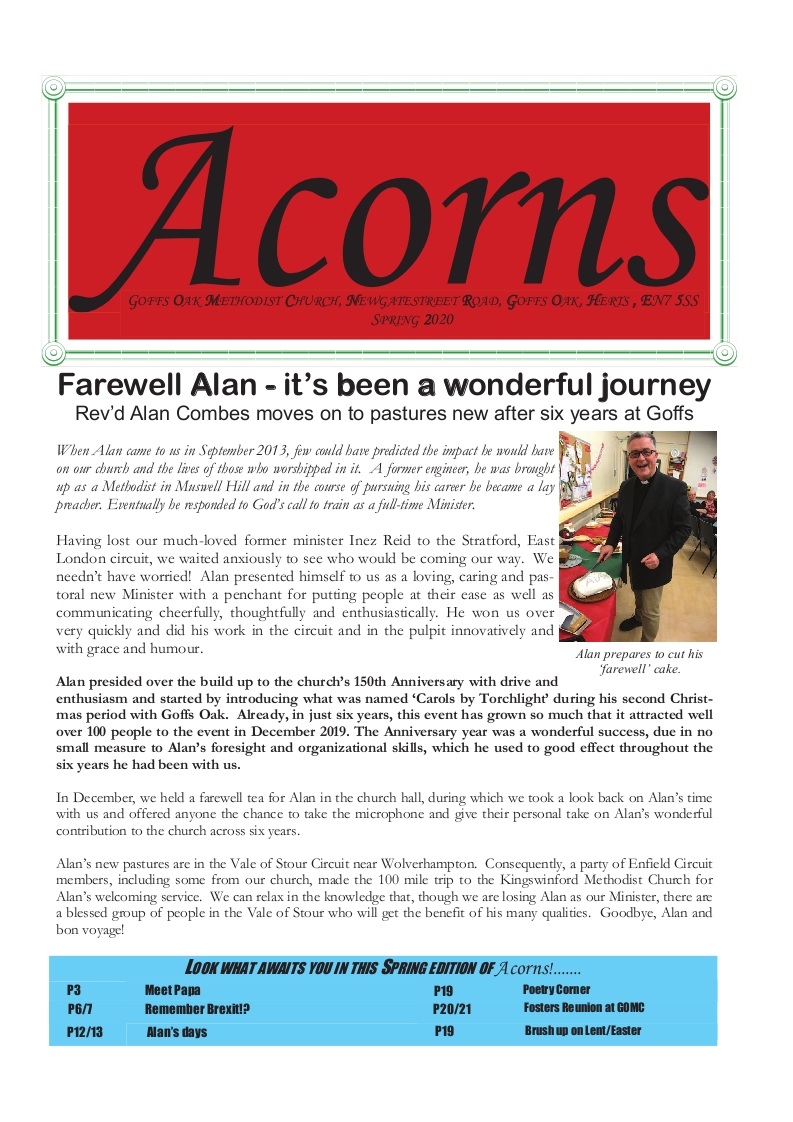 Acorns 2020 Spring